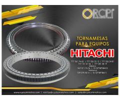 Refacciones y tornamesas para equipos hitachi