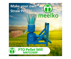 Meelko Peletizadora 260mm PTO para alfalfas y pasturas 350-450kg - MKFD260P