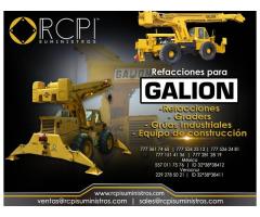 Refacciones para equipo galion