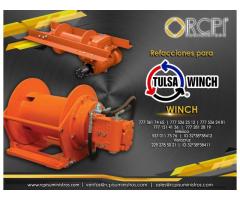 refacciones de winch Tulsa para grúas industriales