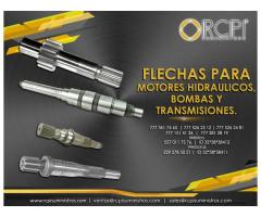 Flechas para bombas y transmisiones para grúas industriales