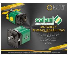 Motores y bombas hidráulicas salami para grúas industriales