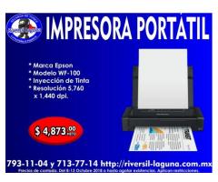 IMPRESORA PORTATIL EPSON WF-100