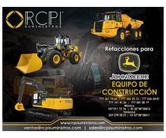 Refacciones para equipo de construcción John Deere