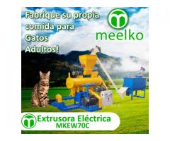 220-280kg/h 18.5kW - MKEW070B Extrusora para pellets alimentación para gatos