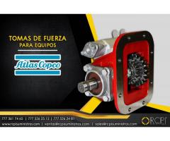 Toma de fuerza para equipo Atlas copco