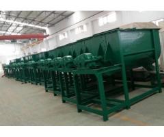 Mezcladora horizontal 500 kg por hora 7.5kw