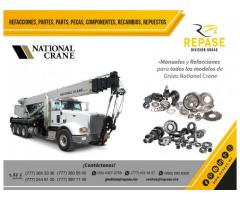 Manuales de partes y refacciones para National Crane