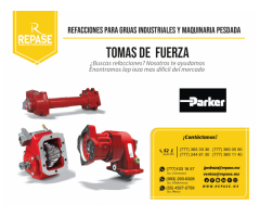 REPUESTOS PARA TOMAS DE FUERZA PARKER