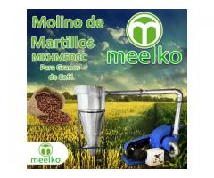 (Granos de Café) Molino de biomasa a martillo eléctrico hasta 1500 kg hora - MKH500C-C