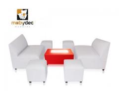 Sala lounge 6 salas y sillones para eventos y fiestas mobydec