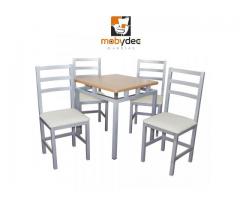 juego restaurantero mesas y sillas mobiliario para cafeterias