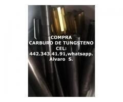 COMPRA CARBURO DE TUNGSTENO EN TODAS SUS PRESENTACIONES