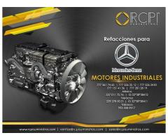 Refacciones y piezas para motores industriales Mercedes Benz