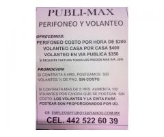 PERIFONEO Y VOLANTEO PUBLI-MAX