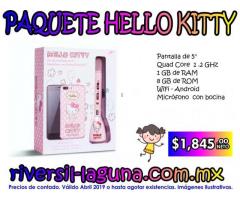 CELULAR HELLO KITTY CON MICROFONO Y BOCINA