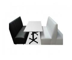 Mesas sillones booths muebles para restaurantes y cafeterias mobydec