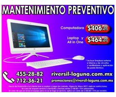 MANTENIMIENTO PREVENTIVO A COMPUTADORAS