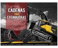 Cadenas para excavadoras