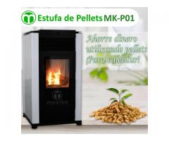 CALENTADOR DE AMBIENTE CON PELLETS MK-P01