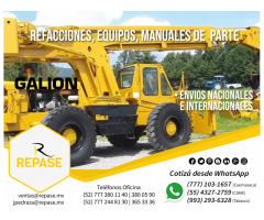 REFACCIONES, EQUIPOS Y MANUALES GALION