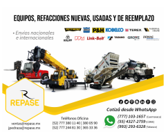 EQUIPOS, REFACCIONES NUEVAS Y DE REEMPLAZO