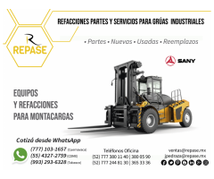 REFACCIONES PARA MONTACARGAS SANY