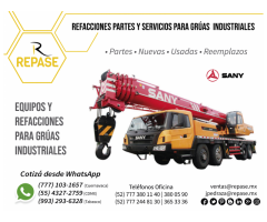 REFACCIONES PARA GRÚAS INDUSTRIALES SANY