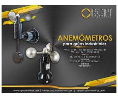 Anemómetros para grúas industriales