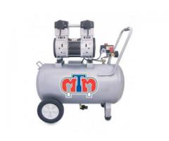 Compresor libre de aceite 1 hp tanque de 48 lts horizontal (uso dental)