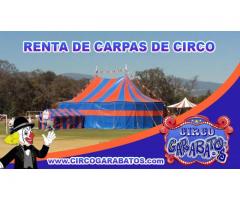 RENTA DE CARPAS DE CIRCO