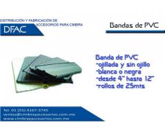 BANDA DE PVC PARA JUNTA CONSTRUCTIVA DE 4" A 12"