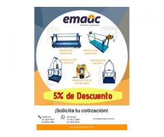 Hamacas, canastillas y malacates manuales emaac