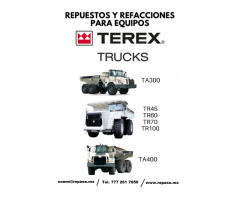 REPUESTOS Y REFACCIONES PARA EQUIPOS TRUCKS TEREX