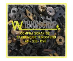 °compramos todos tus desperdicios de tungsteno.