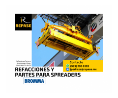 REFACCIONES Y PARTES PARA SPREADERS BROMMA