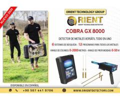 Detector de metales multisistema versátil COBRA GX 8000