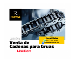 VENTA DE CADENAS PARA GRUAS LINK BELT