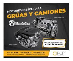 Refacciones y Motores Mercedez Benz para Grúas y Maquinaria