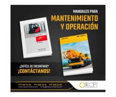 Manuales de Operación y Mantenimiento para Grúas y Maquinaria