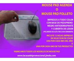 CALENDARIOS EN FORMA DE MOUSE PAD