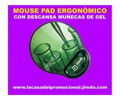 MOUSE PAD ERGONOMICO CON DESCANSA MUÑECAS DE GEL