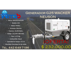 Generador Wacker Neuson OFERTA