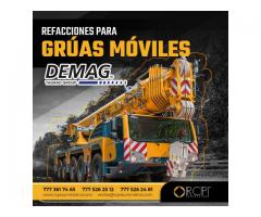 REFACCIONES Y PARTES PARA GRÚAS INDUSTRIALES DEMAG