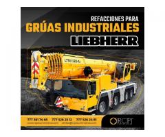 REFACCIONES Y PARTES PARA GRÚAS INDUSTRIALES LIEBHERR