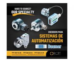 ENCODERS Y PARTES PARA AUTOMATIZACIÓN BAUMER