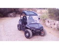 MINI RZR /  UTV  DE  200 CC COLOR NEGRO/PLATA