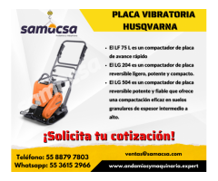 Plancha vibratoria Husqvarna