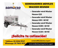 Generador móvil Wacker Neuson G25