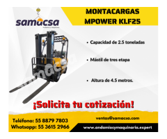 Montacargas 2.5 ton mpower